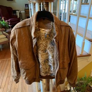 Nevada Blue Leather Womens Leather Jacket Large
